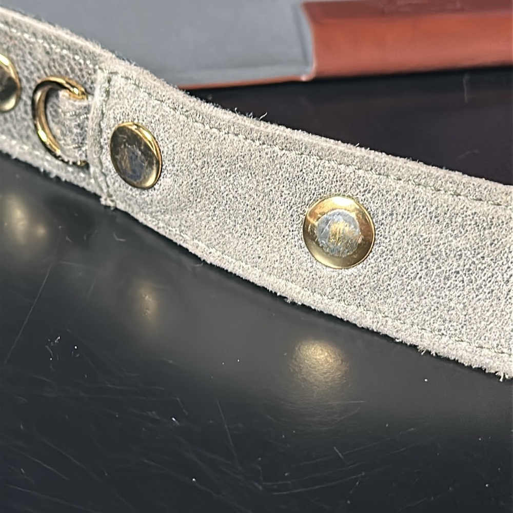 Hammitt Montana Gold Shoulder Bag Crossbody Purse Foldover Two Toned Leather - Picture 11 of 16
